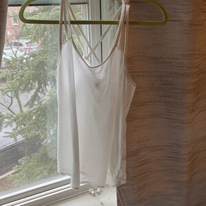 White Athleta workout Tank Top